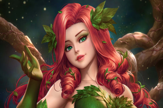 Poison Ivy Dc Supervillain Comic Book Poster Print Wall Art