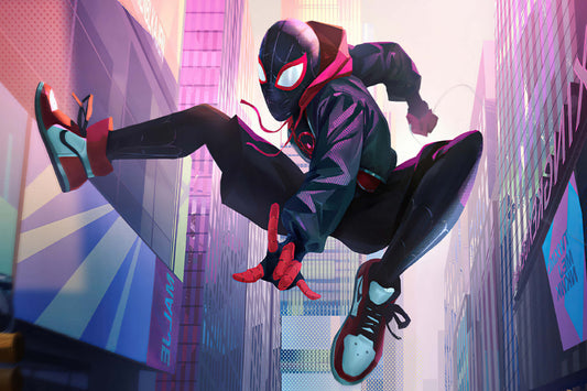 Miles Morales Spider Man Marvel Superhero Comic Book Poster Print Wall Art