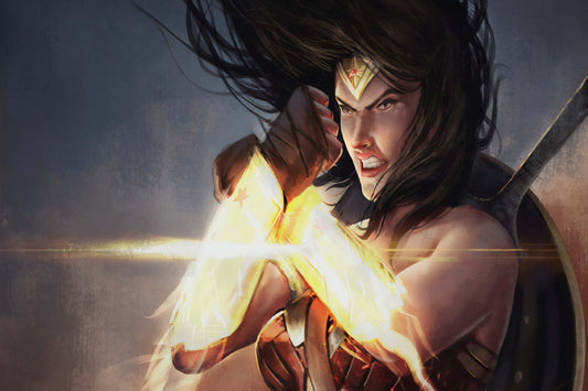Wonder Woman Art Dc Superhero Comic Book Poster Print Wall Art