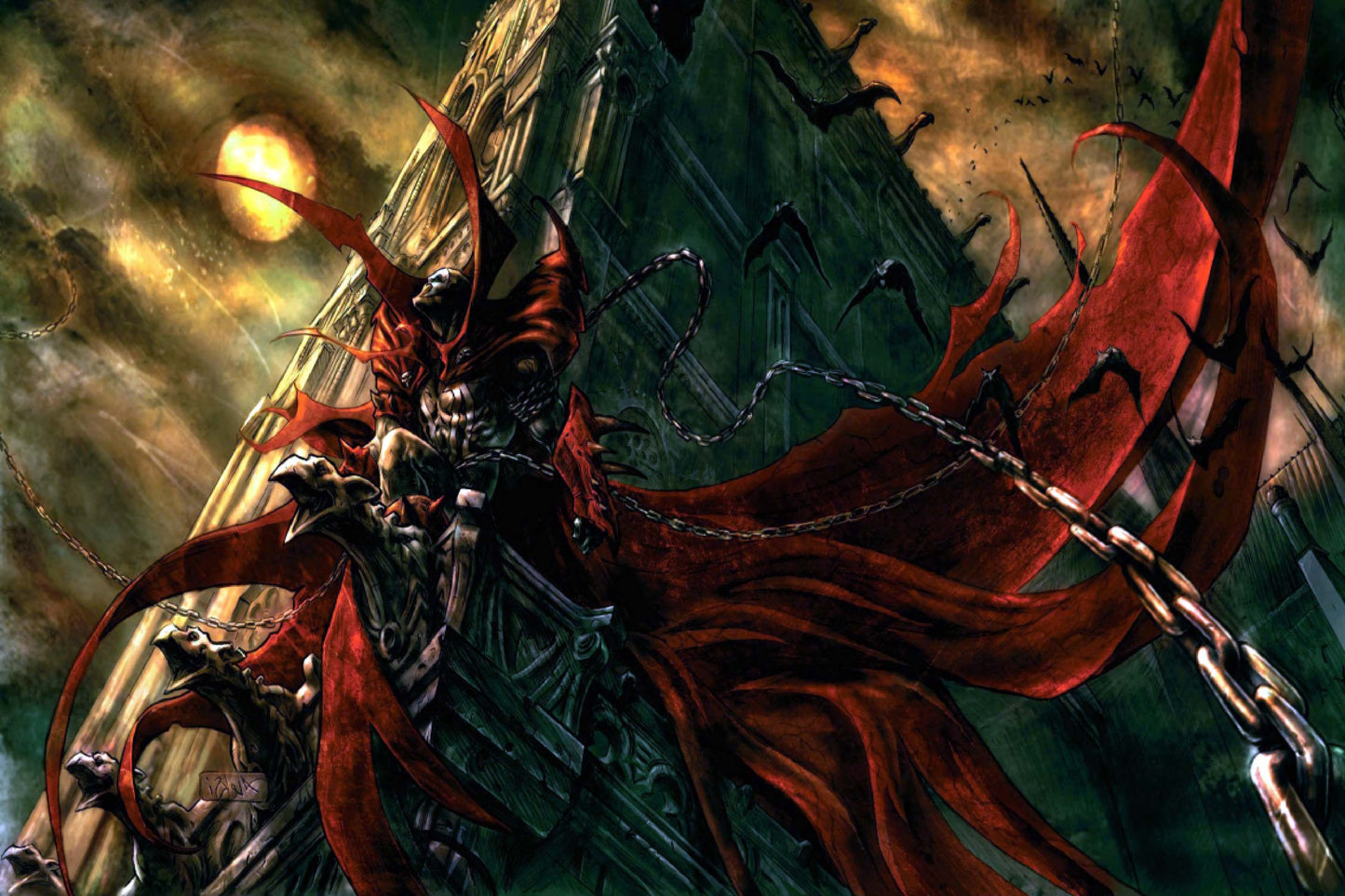 Spawn Comics Anti Hero Comic Book Poster Print Wall Art