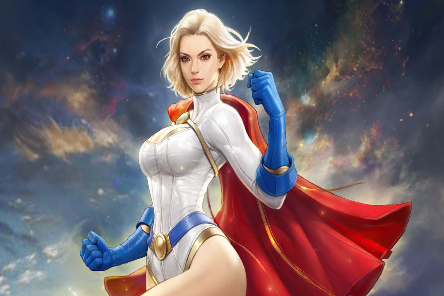 Power Girl Dc Superhero Comic Book Poster Print Wall Art