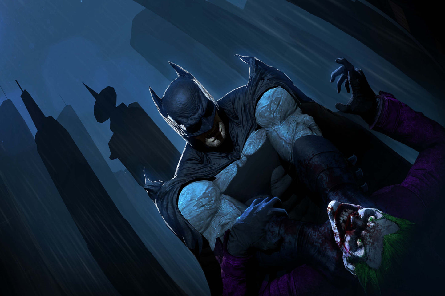 Batman Vs. Joker Dc Comics Comic Book Poster Print Wall Art