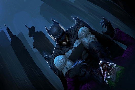 Batman Vs. Joker Dc Comics Comic Book Poster Print Wall Art