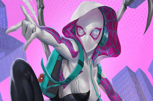 Spider Gwen Superhero Marvel Comic Book Poster Print Wall Art