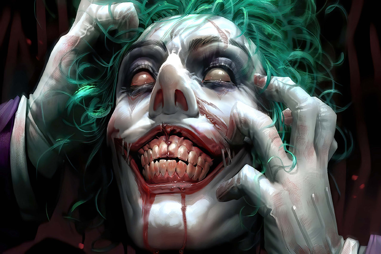 Joker Smile Dc Supervillain Comic Book Poster Print Wall Art