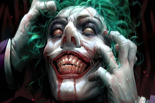 Joker Smile Dc Supervillain Comic Book Poster Print Wall Art