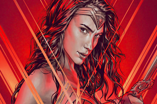 Wonder Woman Dc Superhero Comic Book Poster Print Wall Art