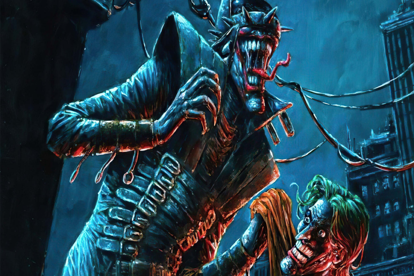 Batman Who Laughs Joker Dc Supervillains Comic Book Poster Print Wall Art