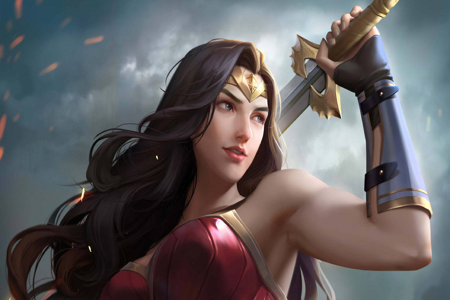 Wonder Woman Dc Superhero Comic Book Poster Print Wall Art