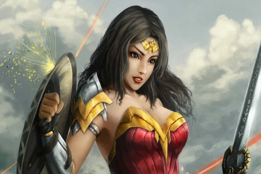 Wonder Woman Dc Comics Comic Book Poster Print Wall Art
