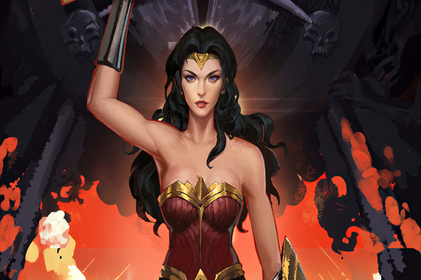 Wonder Woman Dc Comics Art Comic Book Poster Print Wall Art