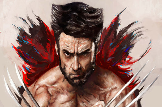 Wolverine Logan Claw Marvel Art Comic Book Poster Print Wall Art