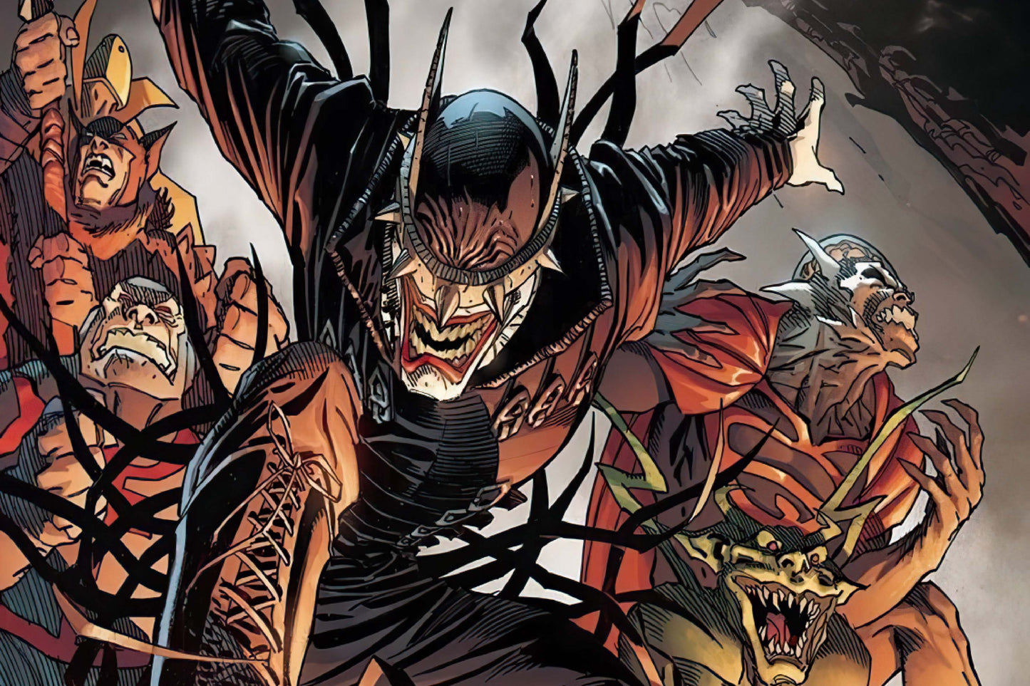 The Batman Who Laughs Dc Comics Art Comic Book Poster Print Wall Art