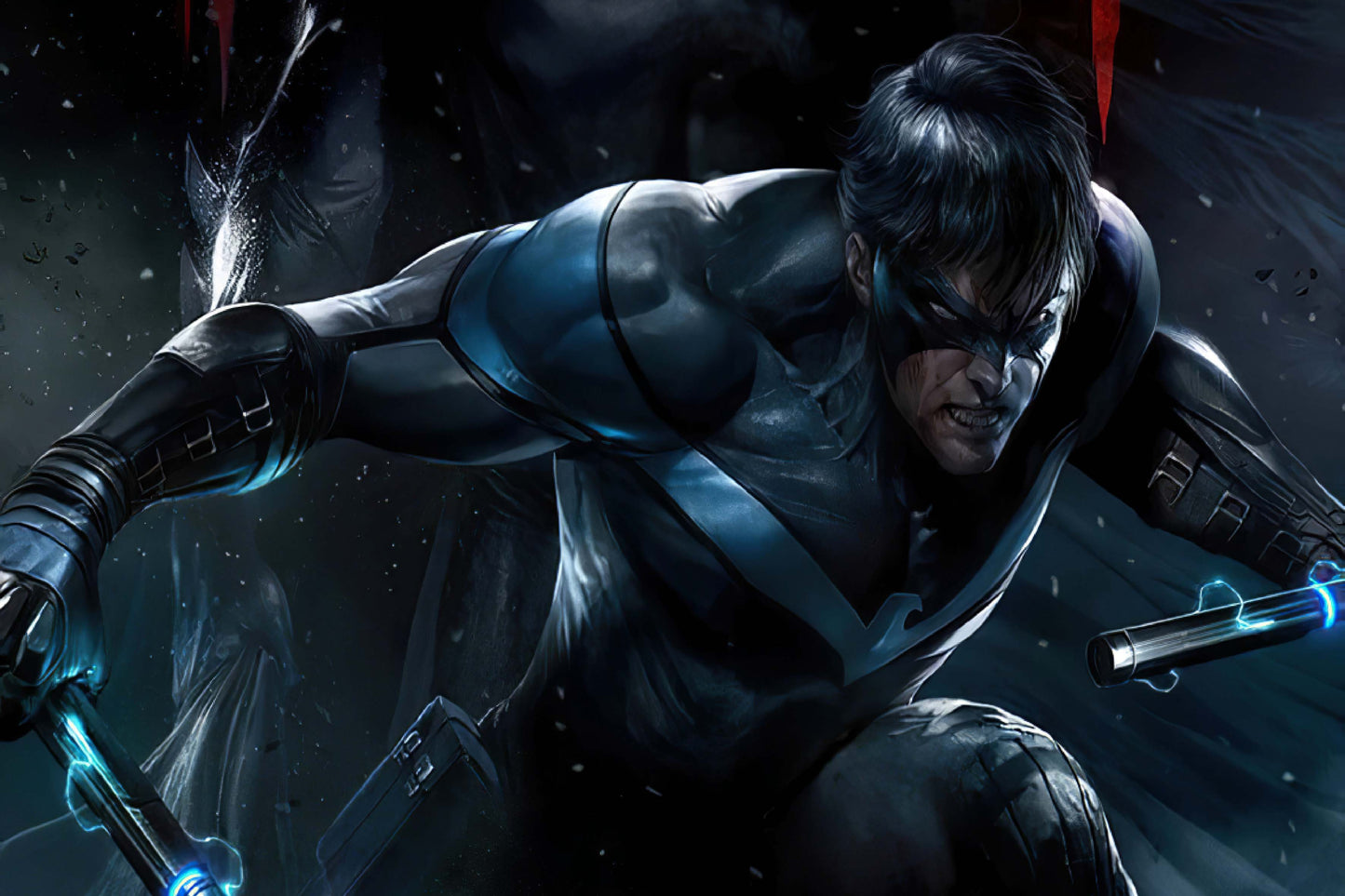 Nightwing Dc Superhero Comic Book Poster Print Wall Art