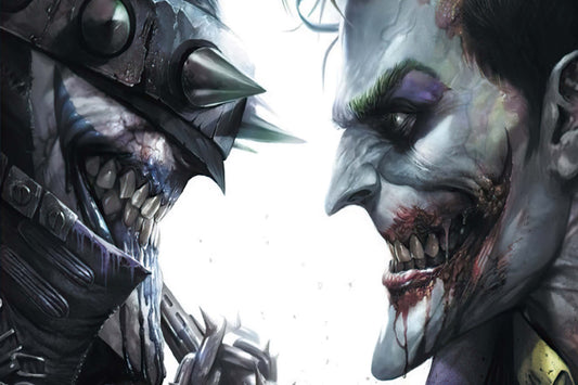 Joker And Batman Who Laughs Dc Supervillains Comic Book Poster Print Wall Art