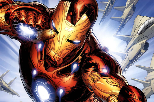 Iron Man Marvel Superhero Comic Book Poster Print Wall Art