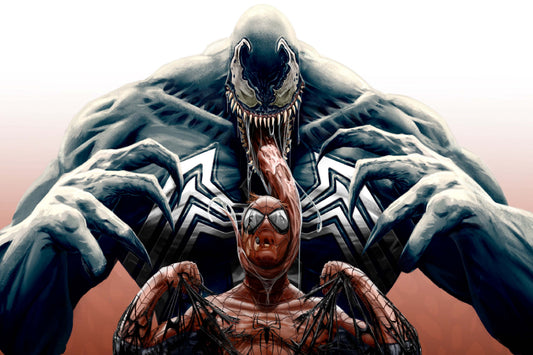 Venom Spider Man Marvel Comics Comic Book Poster Print Wall Art