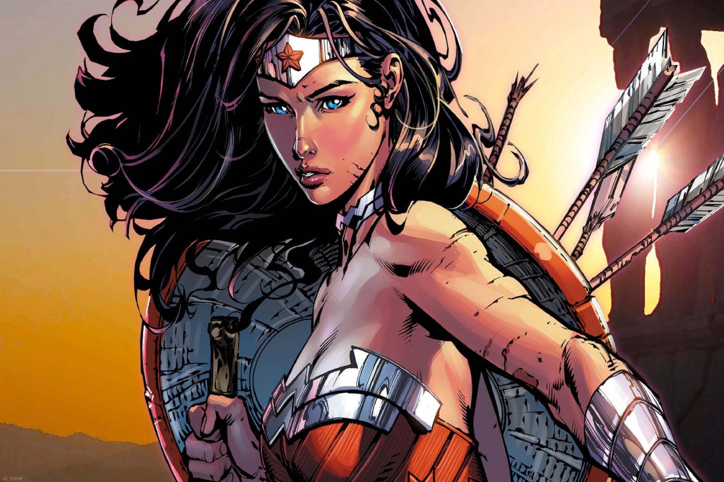 Wonder Woman Dc Comics Comic Book Poster Print Wall Art