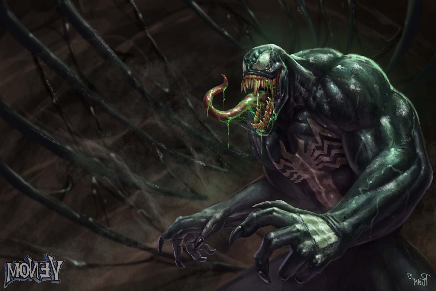 Venom Marvel Comics Comic Book Poster Print Wall Art