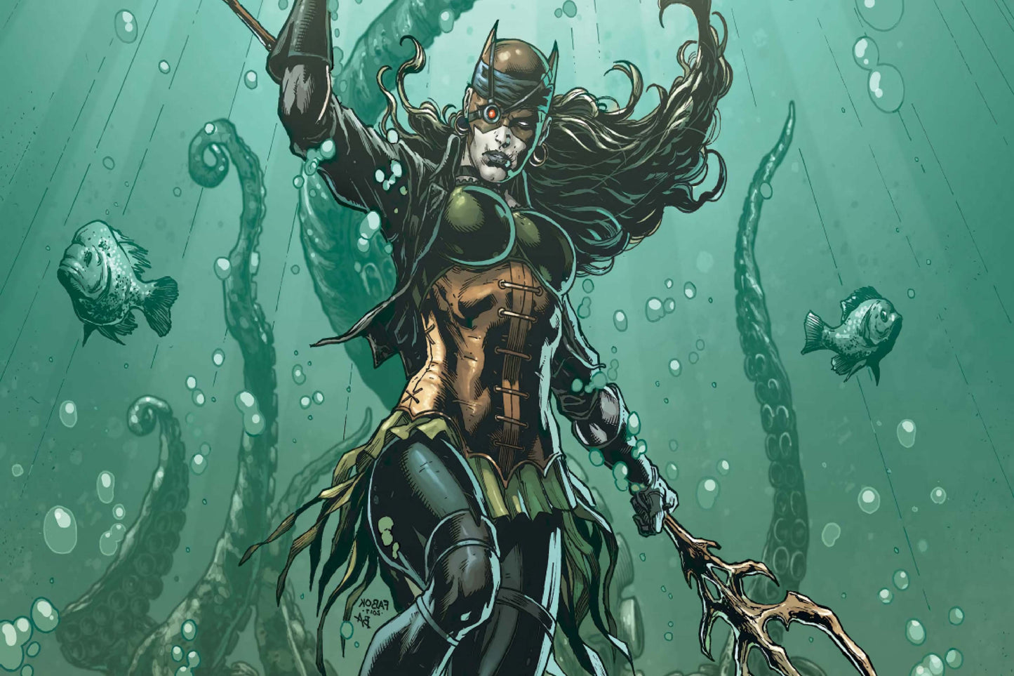 The Drowned Batwoman Dc Comics Comic Book Poster Print Wall Art