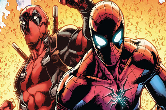 Spider Man Deadpool Marvel Comics Comic Book Poster Print Wall Art