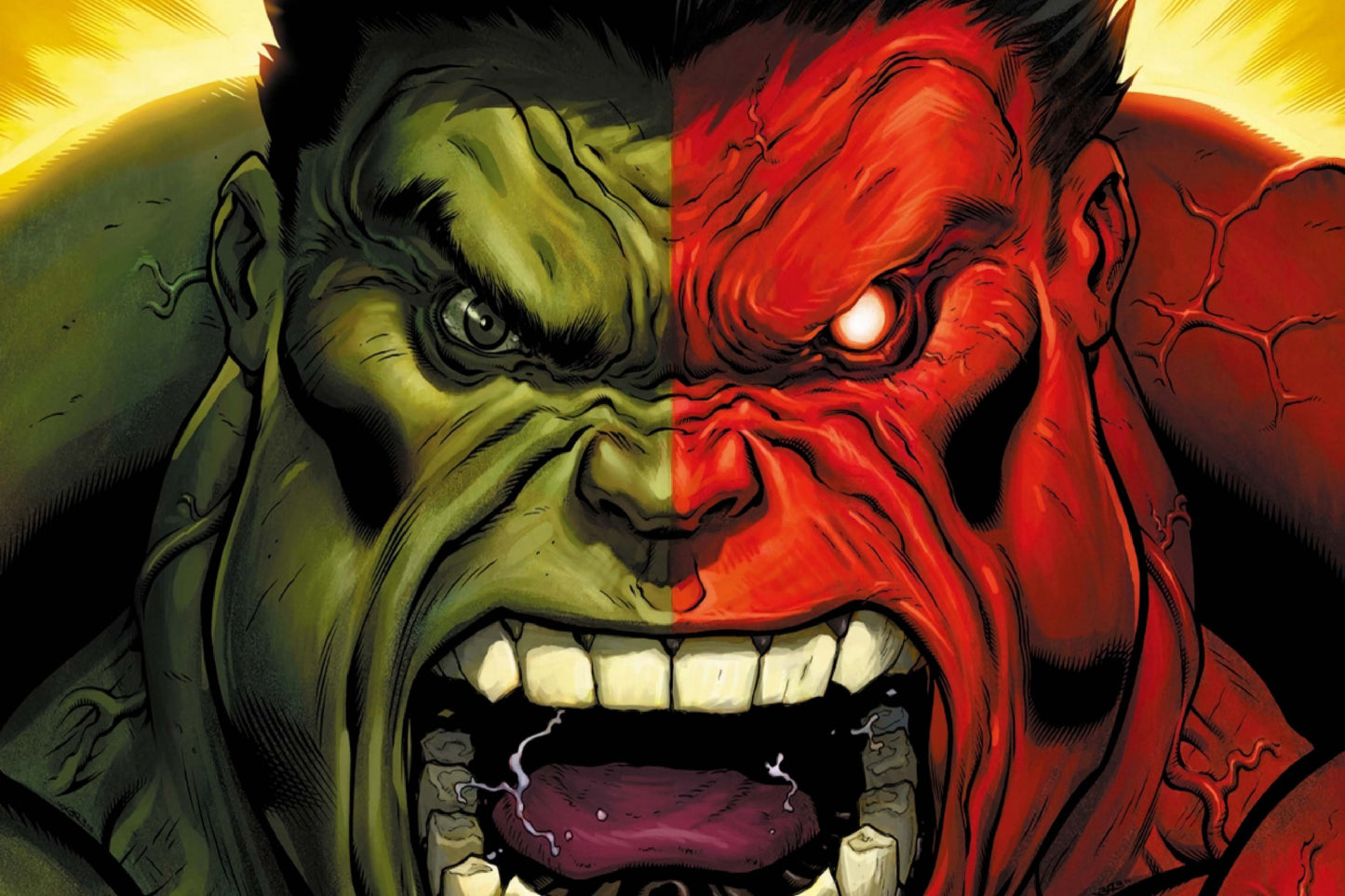 Red Hulk The Hulk Marvel Comics Comic Book Poster Print Wall Art