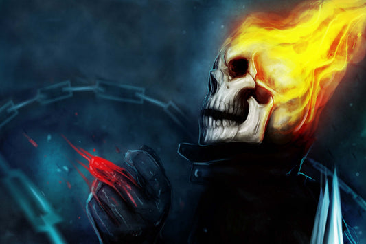 Ghost Rider Marvel Comics Comic Book Poster Print Wall Art