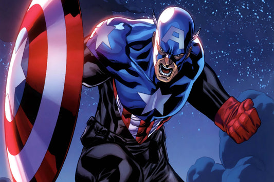 Captain America Marvel Comics Comic Book Poster Print Wall Art