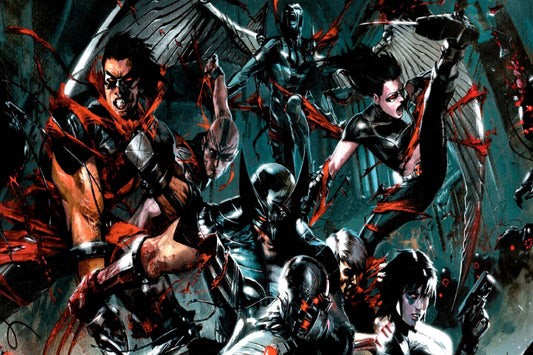 X Force Wolverine Domino X 23 Warpath Archangel Marvel Comic Book Poster Print