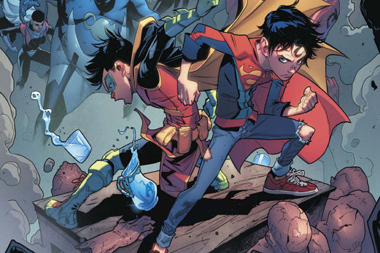 Superboy Robin Dc Comics Comic Book Poster Print Wall Art