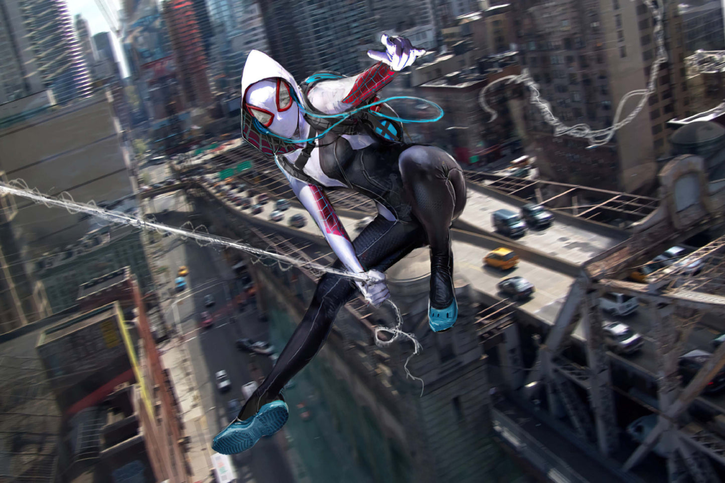 Spider Gwen Comic Book Poster Print Wall Art