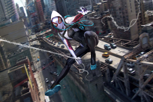 Spider Gwen Comic Book Poster Print Wall Art