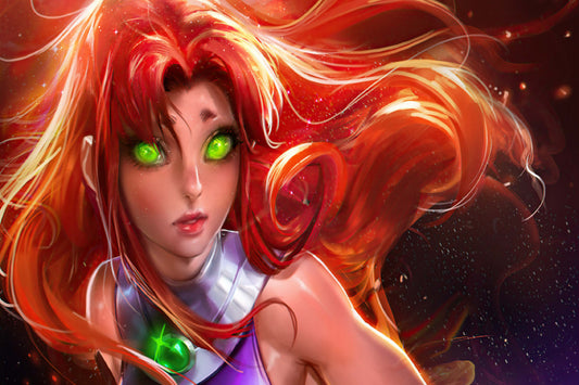 Starfire Dc Comics Comic Book Poster Print Wall Art
