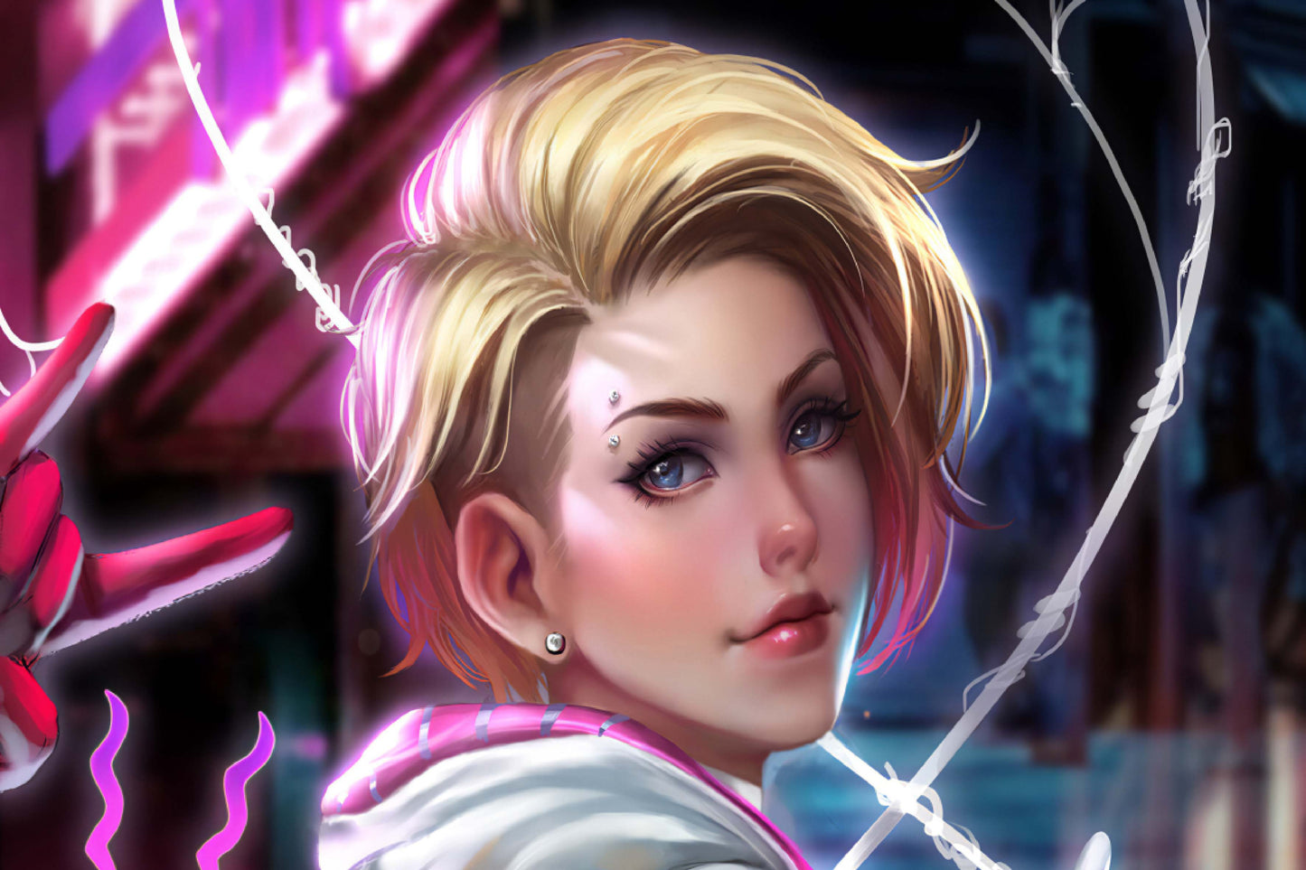 Gwen Stacy Spider Gwen Comic Book Poster Print Wall Art