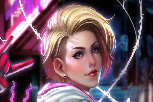 Gwen Stacy Spider Gwen Comic Book Poster Print Wall Art