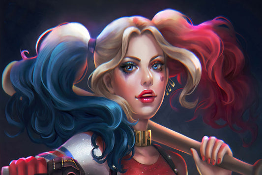 Harley Quinn Art Dc Comic Book Poster Print Wall Art