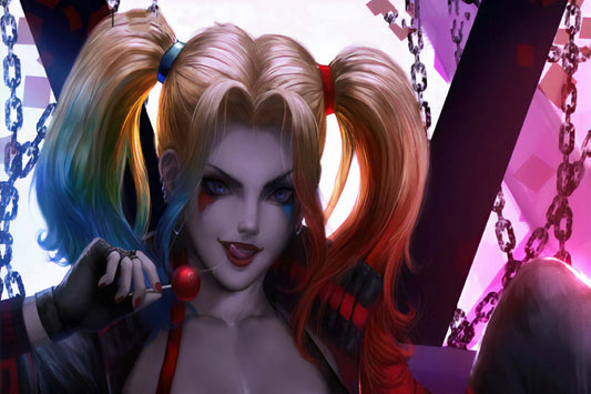 Harley Quinn Dc Comic Book Poster Print Wall Art
