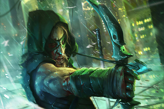 Green Arrow Dc Comic Book Poster Print Wall Art