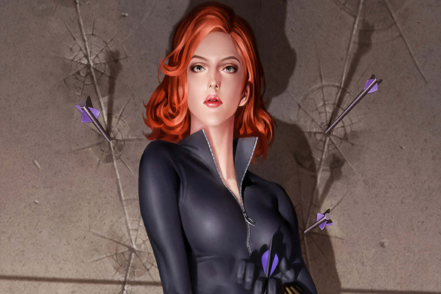 Black Widow Marvel Comic Book Poster Print Wall Art