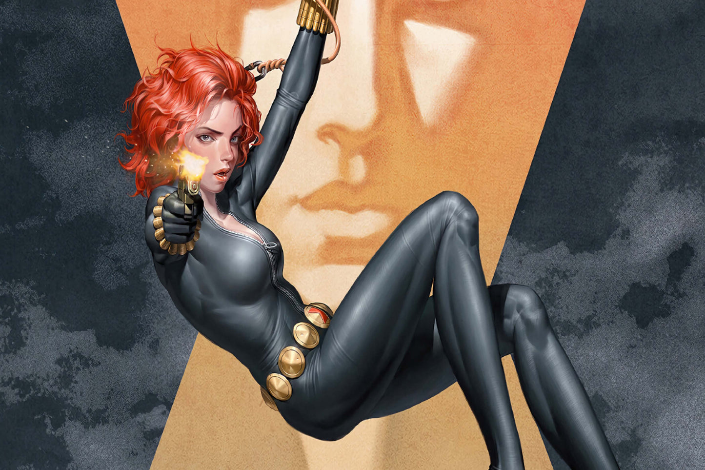 Black Widow Marvel Comic Book Poster Print Wall Art