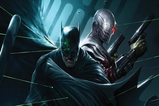 Batman And Deathstroke Comic Book Poster Print Wall Art