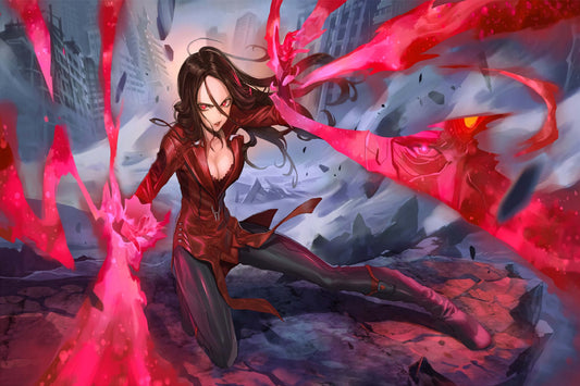 Scarlet Witch Comic Book Poster Print Wall Art