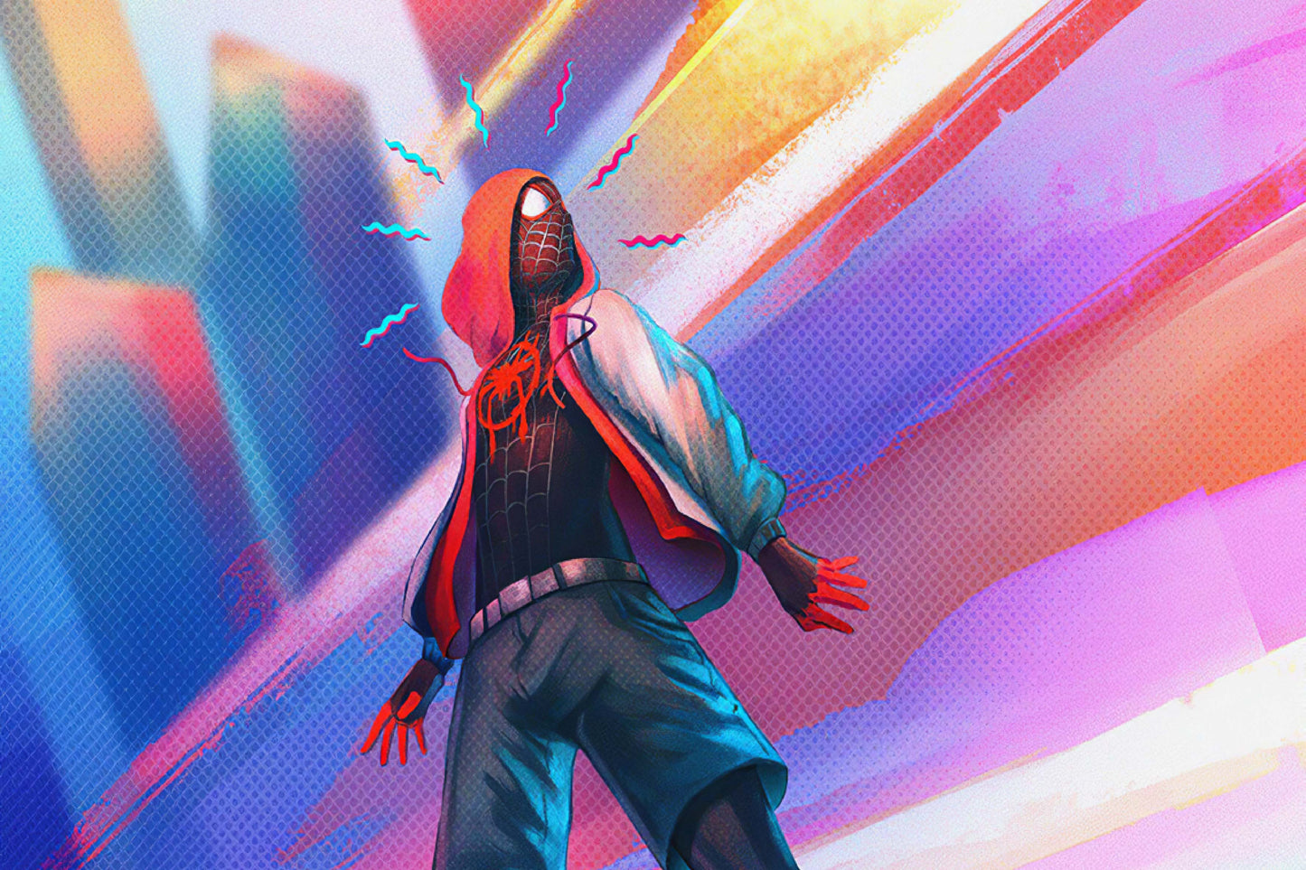 Miles Morales Spider Man Comic Book Poster Print Wall Art