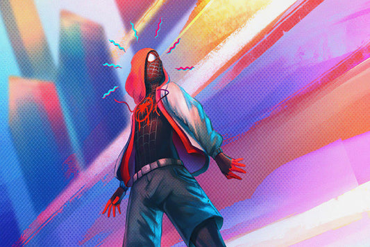 Miles Morales Spider Man Comic Book Poster Print Wall Art