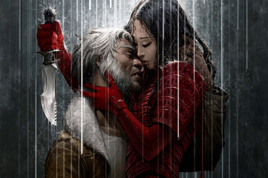 Old Man Logan Scarlet Samurai Comic Book Poster Print Wall Art