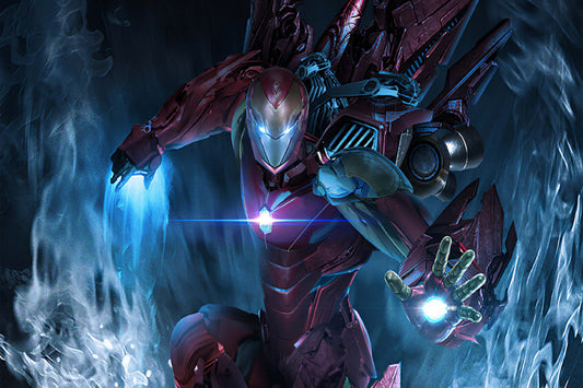 Iron Man Suit Comic Book Poster Print Wall Art