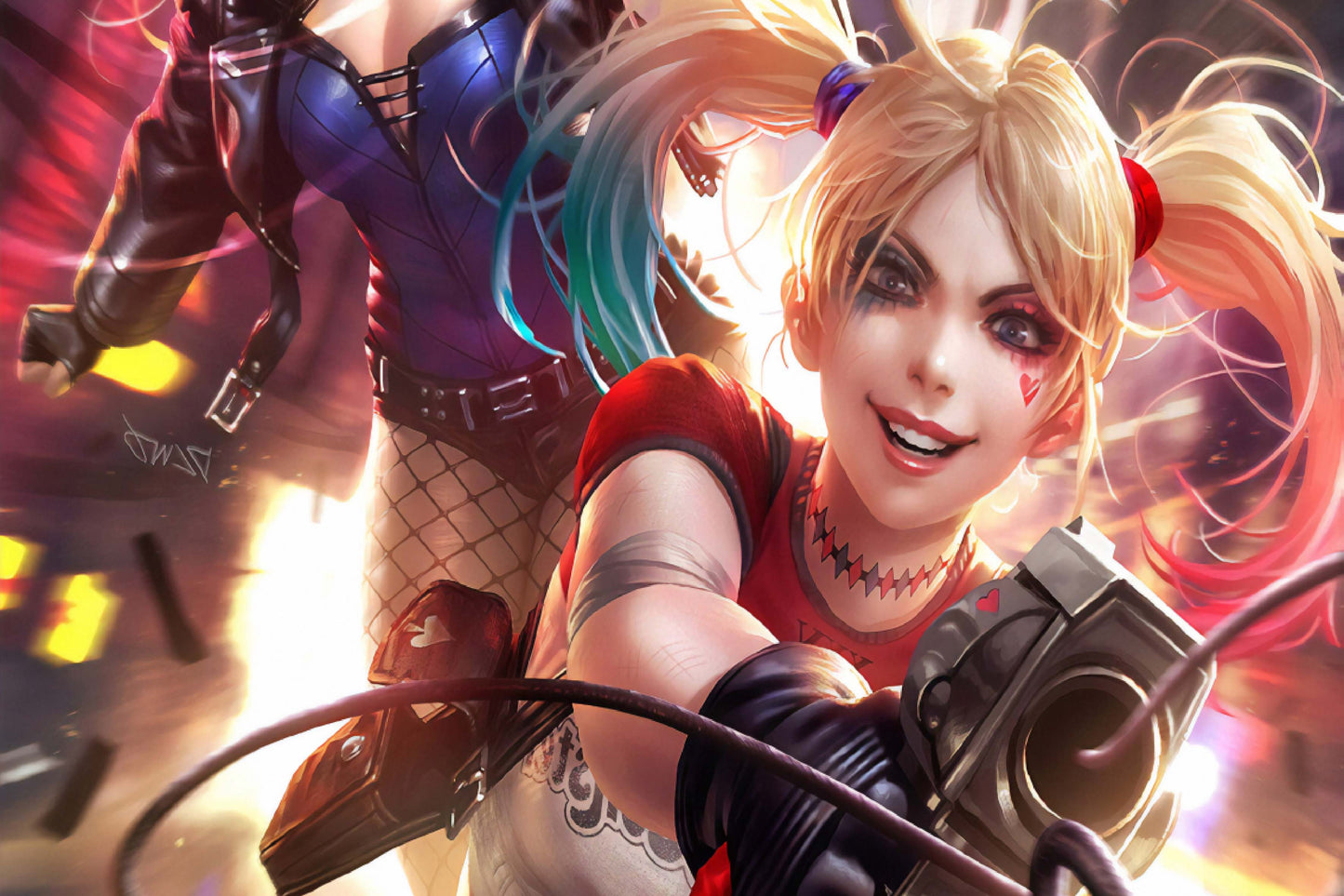 Harley Quinn Comic Book Poster Print Wall Art