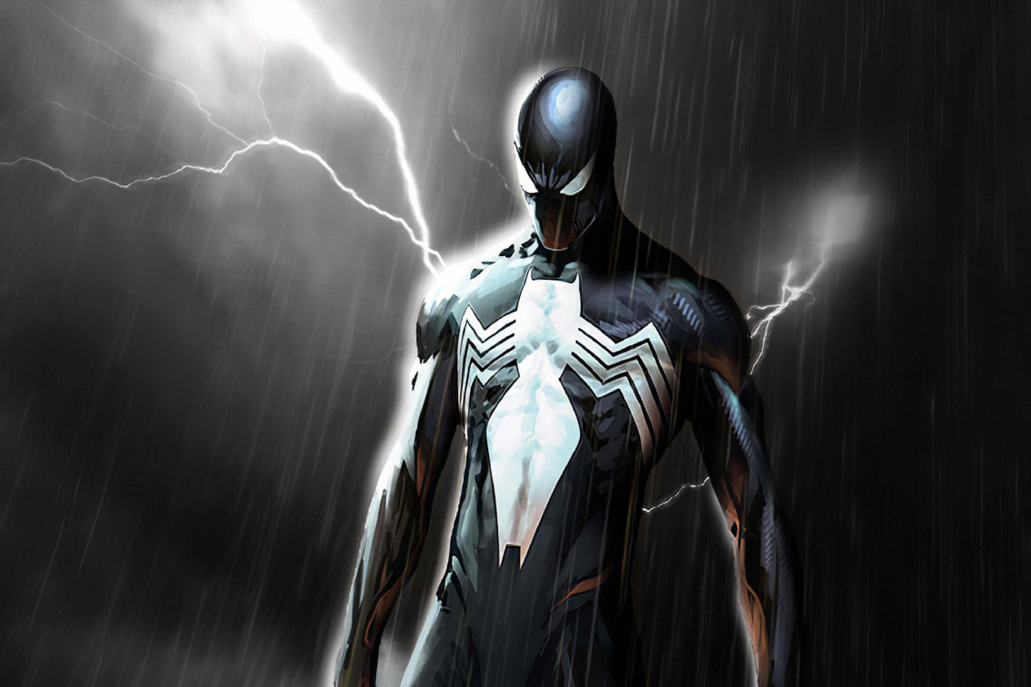 Spider Man Symbiote Suit Comic Book Poster Print Wall Art