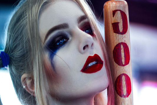 Harley Quinn Cosplay Comic Book Poster Print Wall Art