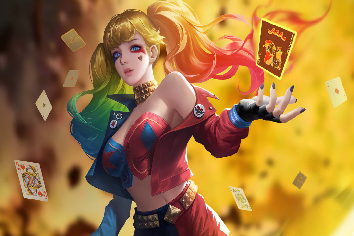 Harley Quinn Cards Comic Book Poster Print Wall Art